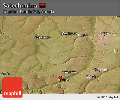 Satellite Panoramic Map of Satechimina