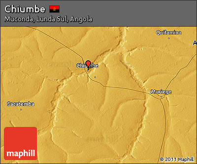Physical 3D Map of Chiumbe