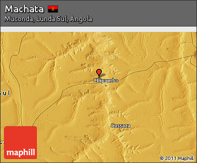 Physical 3D Map of Machata