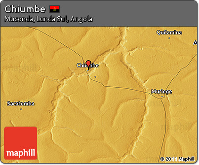 Physical 3D Map of Chiumbe