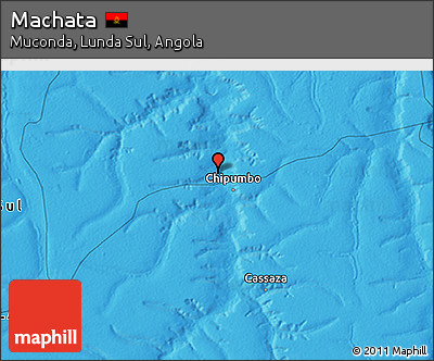 Political 3D Map of Machata