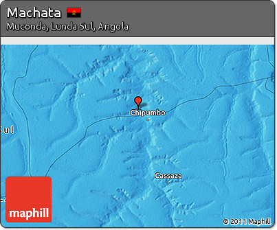 Political 3D Map of Machata