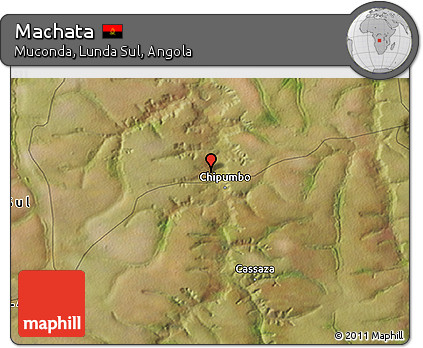 Satellite 3D Map of Machata