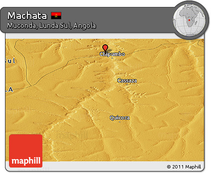 Physical Panoramic Map of Machata