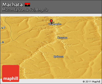 Physical Panoramic Map of Machata