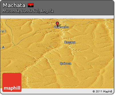 Physical Panoramic Map of Machata