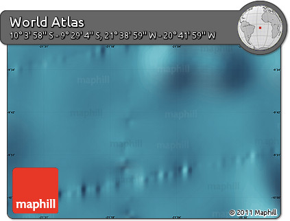 Satellite Map of the Area around 9° 46' 31" S, 21° 10' 29" W