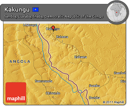 Physical 3D Map of Kakungu