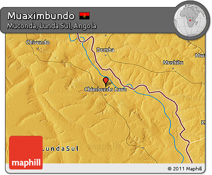 Physical 3D Map of Muaximbundo