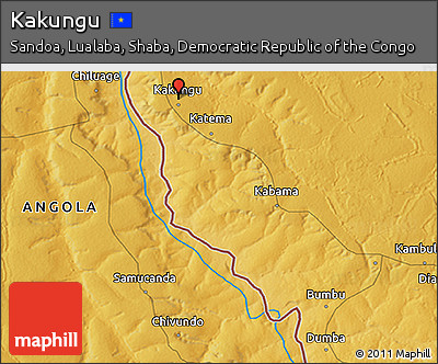 Physical 3D Map of Kakungu