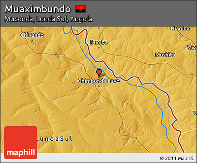 Physical 3D Map of Muaximbundo