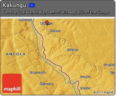 Physical 3D Map of Kakungu