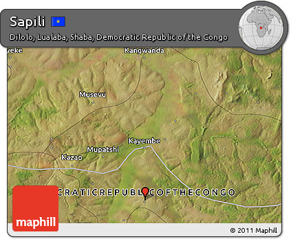 Satellite 3D Map of Sapili