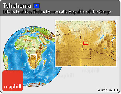 Physical Location Map of Tshahama