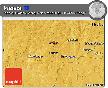Physical 3D Map of Mazeze