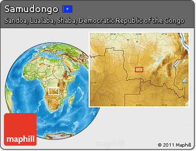 Physical Location Map of Samudongo