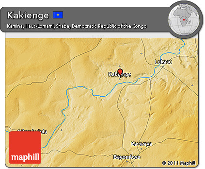 Physical 3D Map of Kakienge