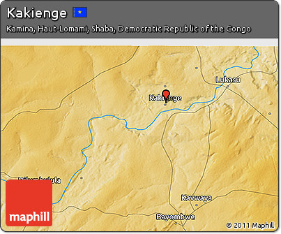 Physical 3D Map of Kakienge