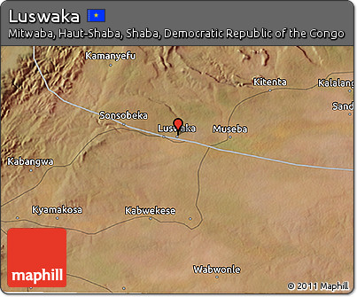 Satellite 3D Map of Luswaka