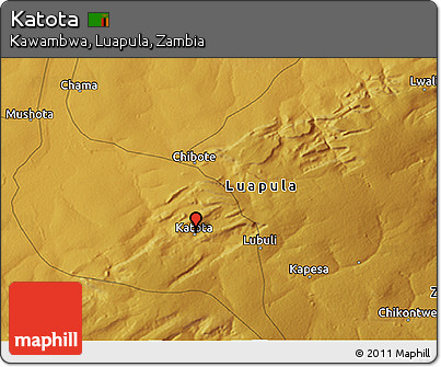 Physical 3D Map of Katota