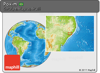 Physical Location Map of Poxim