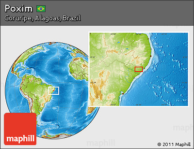 Physical Location Map of Poxim