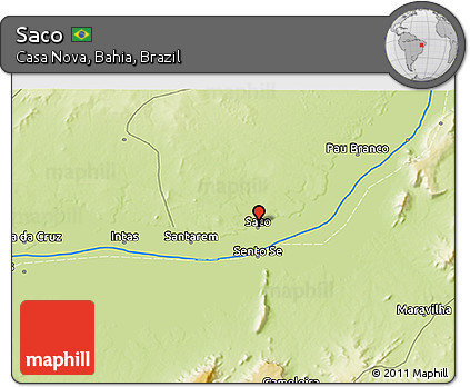 Physical 3D Map of Saco