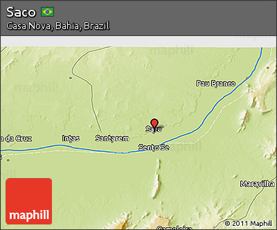 Physical 3D Map of Saco