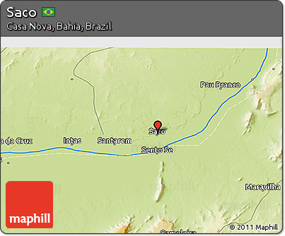 Physical 3D Map of Saco