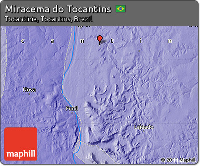 Political Map of Miracema Do Tocantins