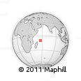 Outline Map of the Area around 9° 46' 31" S, 56° 10' 29" E, rectangular outline