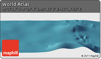 Satellite Panoramic Map of the Area around 9° 46' 31" S, 56° 10' 29" E