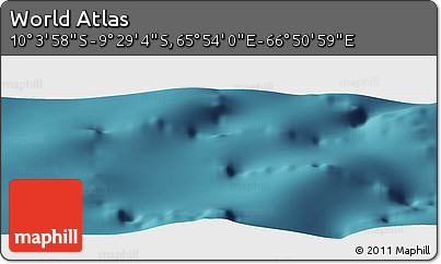Satellite Panoramic Map of the Area around 9° 46' 31" S, 66° 22' 30" E