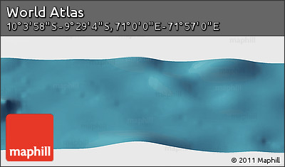 Satellite Panoramic Map of the Area around 9° 46' 31" S, 71° 28' 29" E