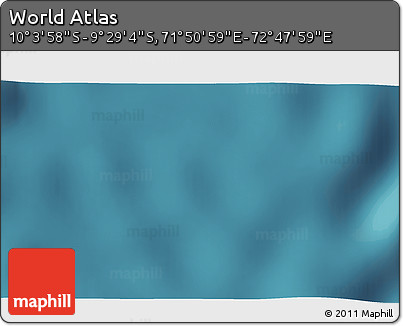Satellite 3D Map of the Area around 9° 46' 31" S, 72° 19' 29" E