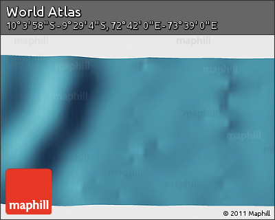 Satellite 3D Map of the Area around 9° 46' 31" S, 73° 10' 30" E