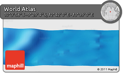 Physical Panoramic Map of the Area around 9° 46' 31" S, 73° 10' 30" E