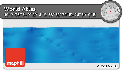 Physical Panoramic Map of the Area around 9° 46' 31" S, 74° 1' 30" E