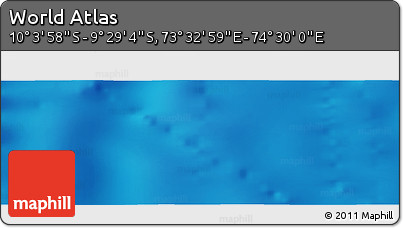 Physical Panoramic Map of the Area around 9° 46' 31" S, 74° 1' 30" E