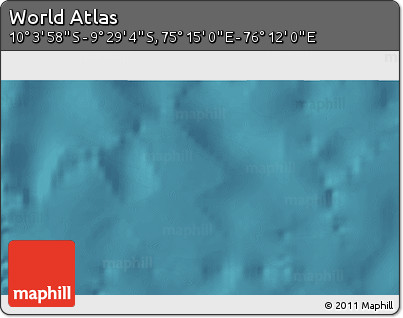 Satellite 3D Map of the Area around 9° 46' 31" S, 75° 43' 29" E