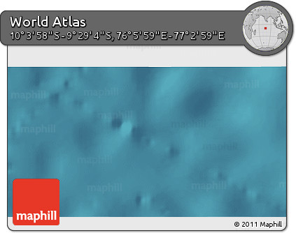 Satellite 3D Map of the Area around 9° 46' 31" S, 76° 34' 29" E