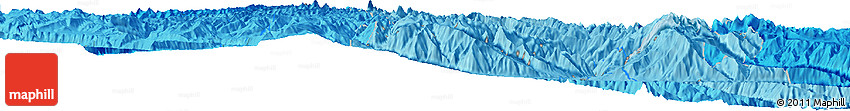 Political Horizon Map of the Area around 9° 46' 31" S, 76° 25' 30" W
