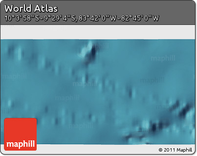 Satellite 3D Map of the Area around 9° 46' 31" S, 83° 13' 29" W