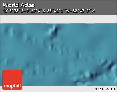 Satellite 3D Map of the Area around 9° 46' 31" S, 83° 13' 29" W