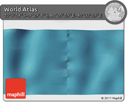 Satellite 3D Map of the Area around 9° 46' 31" S, 85° 4' 29" E