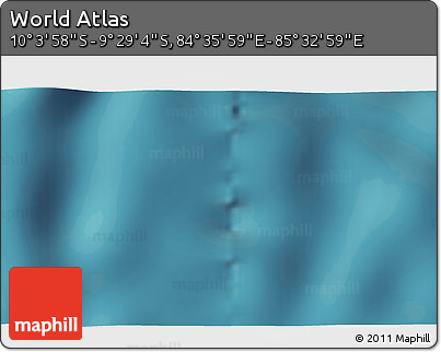 Satellite 3D Map of the Area around 9° 46' 31" S, 85° 4' 29" E