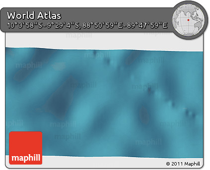 Satellite 3D Map of the Area around 9° 46' 31" S, 89° 19' 29" E