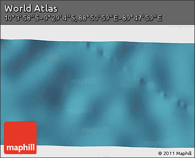 Satellite 3D Map of the Area around 9° 46' 31" S, 89° 19' 29" E