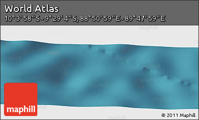 Satellite Panoramic Map of the Area around 9° 46' 31" S, 89° 19' 29" E