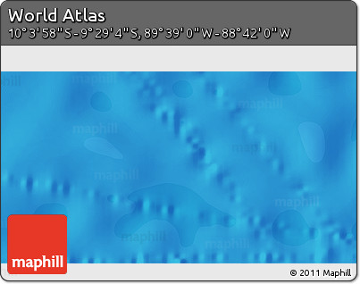 Political 3D Map of the Area around 9° 46' 31" S, 89° 10' 30" W